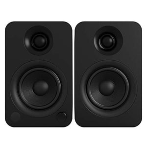 Kanto YU Powered Bookshelf Speakers with Bluetooth 4.2 and RCA Input | Features Signal Detection and Auto Stand-by | Matte Black