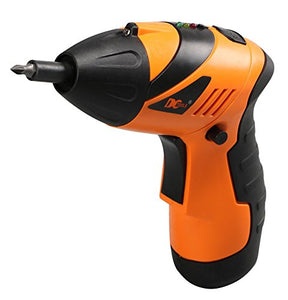 Exxacttorch Cordless Rechargeable Screwdriver 4.8-Volt 600mAh Ni-Cd with LED,34pcs Driver Bits and 9 pcs Extension Bit Holder,USB Charging Cable Included