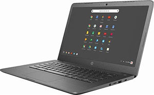 Newest HP 14-inch Chromebook HD Touchscreen Laptop PC (Intel Celeron N3350 up to 2.4GHz, 4GB RAM, 32GB Flash Memory, WiFi, HD Camera, Bluetooth, Up to 10 hrs Battery Life, Chrome OS , Black )