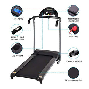 Goplus Folding Treadmill (0.5-6.5 mph)