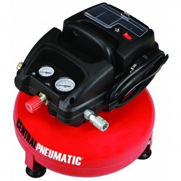 1/3 Horsepower 3 Gallon 100 PSO Oilless Pancake Air Compressor by CENTRAL PNEUMATIC At The Neighborhood Corner Store