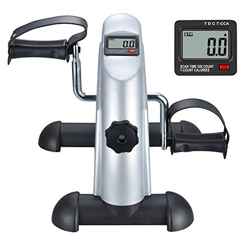TODO Exercise Bike Pedal Exerciser Foot Peddler Portable Therapy Bicycle with Digital Monitor