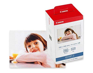 Canon SELPHY CP1300 Wireless Compact Photo Printer with AirPrint and Mopria Device Printing, with Canon KP108 Paper and Black Hard case to fit All Together