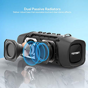 Bluetooth Speakers, Votomy 30W Portable Speaker Wireless with Bluetooth 5.0, TWS Stereo Sound, Rich Bass, IP67 Waterproof, 100Ft Wireless Range, Built-in Mic for Home, Outdoors, Travel