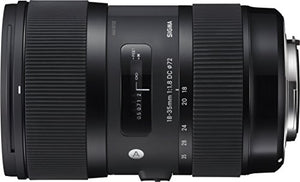 Sigma | 18-35mm F1.8 Art DC HSM Lens for Canon, Black