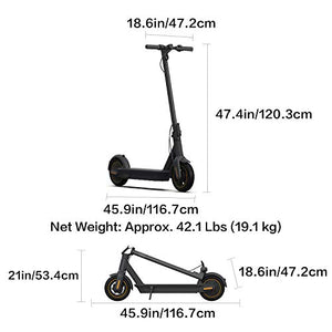 Segway | Ninebot MAX Electric Kick Scooter, Dark Grey