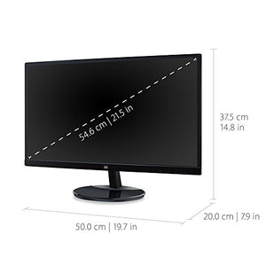 ViewSonic VA2259-SMH 22 Inch IPS 1080p Frameless LED Monitor with HDMI and VGA Inputs, Black