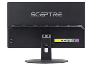 Sceptre E275W-19203R 27" Ultra Thin 1080P LED Monitor 2X HDMI VGA Build-In Speakers, Metallic Black 2018