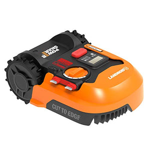 Worx | Wr140 Landroid M 20V 7 Inch Electric Cordless Robotic Lawn Mower, Orange, Size: 15 x 22 x 10 inches