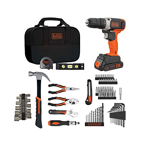 beyond by BLACK+DECKER Home Tool Kit with 20V MAX Drill/Driver, 83
