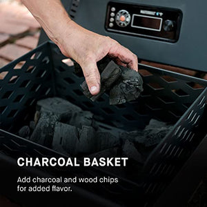 Masterbuilt 40-inch Digital Charcoal Smoker, Gray