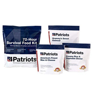 4Patriots | Emergency Food Supply 72-Hour Survival Kit