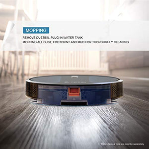 Coredy Robot Vacuum Cleaner, Fully Upgraded, Boundary Strip Supported, 360° Smart Sensor Protection, 1400pa Max Suction, Super Quiet, Self-Charge Robotic Vacuum, Cleans Pet Fur, Hard Floor to Carpet