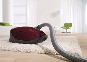 Miele Complete C3 Vacuum for Soft Carpet, Tayberry Red