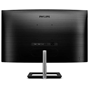Philips 328E1CA 32" Curved Monitor, 4K UHD, 120% sRGB, Adaptive-Sync, Speakers, Vesa, 4Yr Advance Replacement Warranty