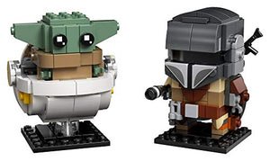 LEGO BrickHeadz Star Wars The Mandalorian & The Child 75317 Building Kit, Toy for Kids and Any Star Wars Fan Featuring Buildable The Mandalorian and The Child Figures, New 2020 (295 Pieces)