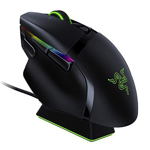 Razer | Basilisk Ultimate Wireless Optical Gaming Mouse with HyperSpeed Technology and Charging Dock, Black
