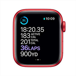 New Apple Watch Series 6 (GPS + Cellular, 40mm) - Product(RED) - Aluminum Case with Product(RED) - Sport Band