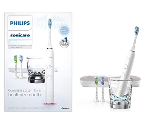 Philips Sonicare DiamondClean Smart 9300 Rechargeable Electric Toothbrush, White, HX9903/01
