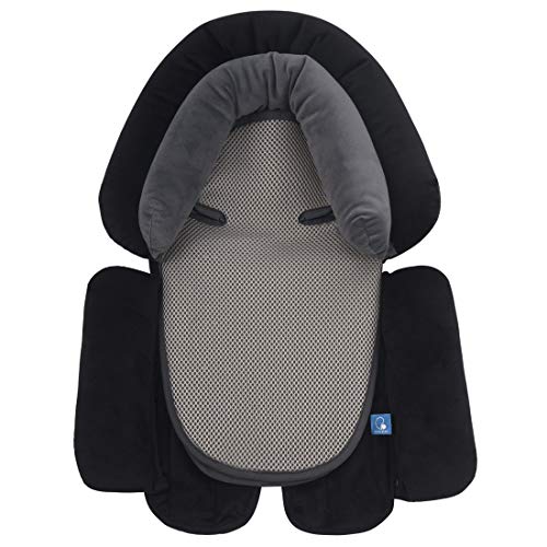 COOLBEBE Baby Head Neck Body Support Pillow for Newborn Infant Toddler - Extra Soft Car Seat Insert Cushion Pad, Perfect for Carseats, Strollers, Swings