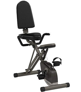 Exerpeutic 400XL Folding Recumbent Bike with Performance Monitor