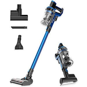 Proscenic P10 Cordless Vacuum Cleaner, 22000Pa Powerful, LED Touch Screen, 4 Adjustable Suction Modes, Removable Battery, 4-in-1 Handheld for Carpet Hard Floor Car Pet Hair, Blue
