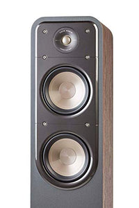 Polk Audio Signature Series S50 American Hi-Fi Home Theater Small Tower Speaker, Single (Classic Brown Walnut)