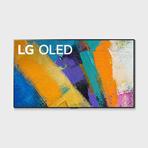 LG OLED65GXP 65" OLED Gallery Design Smart 4K Ultra High Definition Smart TV with a LG AN-GXDV65 OLED GX 65" Furniture & Shelf Top TV Stand Mount (2020)
