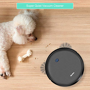 Robot Vacuum Cleaner, iMartine 1600Pa Strong Suction Robotic Vacuum Cleaner, Super-Thin Quiet, Up to 120mins Runtime Automatic Self-Charging Robot Vacuum for Pet Hair Hard Floor to Medium-Pile