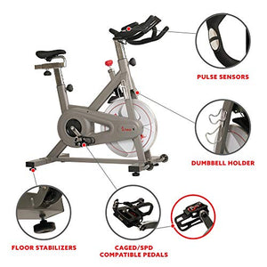 Sunny Health & Fitness Synergy Pro Magnetic Indoor Cycling Bike