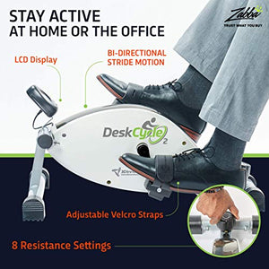 DeskCycle 2 Under Desk Cycle,Pedal Exerciser - Stationary Mini Exercise Bike -Office, Home Equipment - Adjustable Legs Peddler