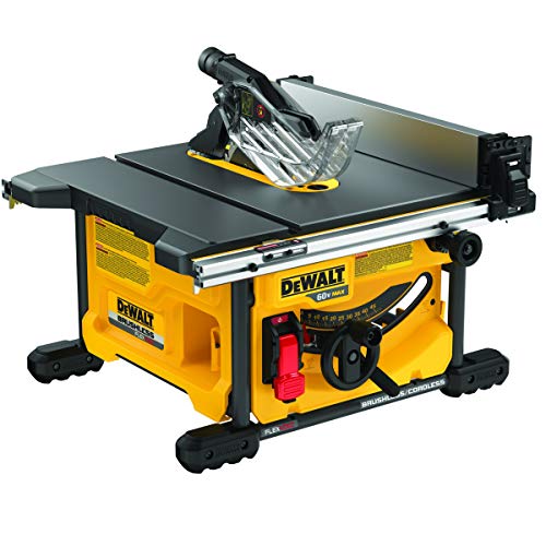 DEWALT FLEXVOLT 60V MAX Table Saw, 8-1/4-Inch, Tool Only (DCS7485B)