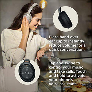 Sony | WH-1000XM3 Wireless Noise Cancelling Headphones, Black