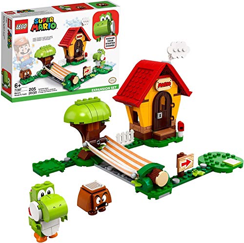 LEGO Super Mario Mario’s House & Yoshi Expansion Set 71367 Building Kit, Collectible Toy to Combine with The Super Mario Adventures with Mario Starter Course (71360) Set, New 2020 (205 Pieces)