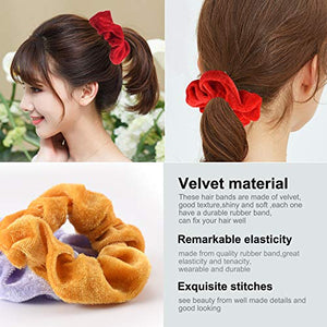 See why SEVEN STYLE 60-Piece Velvet Hair Scrunchies Hair are one of the hottest trending gifts on the Internet right now! 