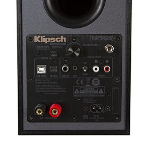Klipsch R-41PM Powered Bookshelf Speaker,Black