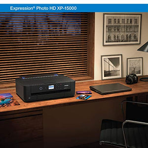 Expression Photo HD XP-15000 Wireless Color Wide-Format Printer, Amazon Dash Replenishment Enabled