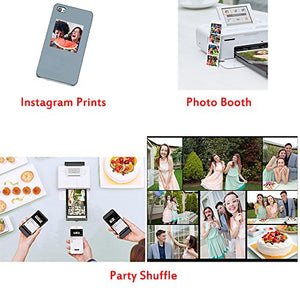 Canon SELPHY CP1300 Wireless Compact Photo Printer (Black) + Canon KP-108IN Color Ink Paper Set (Produces up to 108 of 4 x 6 Prints) + USB Printer Cable + HeroFiber Ultra Gentle Cleaning Cloth