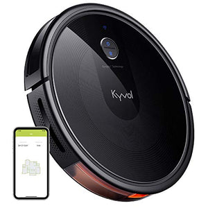 Kyvol Cybovac E30 Robot Vacuum Cleaner 2200Pa Strong Suction, Smart Navigation, 150 mins Runtime, Robotic Vacuum Cleaner, Wi-Fi Connected, Works with Alexa, Ideal for Pet Hair, Carpets & Hard Floors