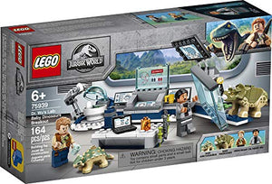 LEGO Jurassic World Dr. Wu's Lab: Baby Dinosaurs Breakout 75939 Fun Dinosaur Toy Building Kit, Featuring Owen Grady, Plus Baby Triceratops and Ankylosaurus Toy Dinosaur Figures, New 2020 (164 Pieces)