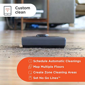 Neato Robotics Laser Guided Smart Robot Vacuum - Wi-Fi Connected, Ideal for Carpets, Hard Floors and Pet Hair, Works with Alexa