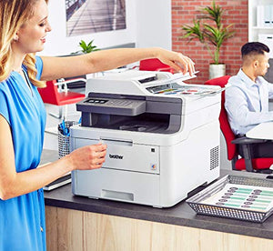 Brother MFC-L3710CW Compact Digital Color All-in-One Printer Providing Laser Printer Quality Results with Wireless