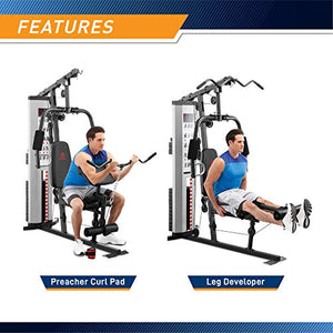 Marcy | MWM-988 Multifunction Steel Home Gym 150lb Weight Stack Machine