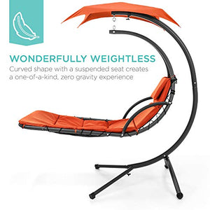 Retail therapy is for treating yourself.  Consider an Outdoor Hanging Curved Steel Chaise Lounge Chair Swing.