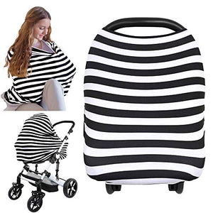 Carseat Canopy Cover - Baby Car Seat Canopy KeaBabies - All-in-1 Nursing Breastfeeding Covers Up - Baby Car Seat Canopies for Boys, Girls - Stroller Covers - Shopping Cart Cover