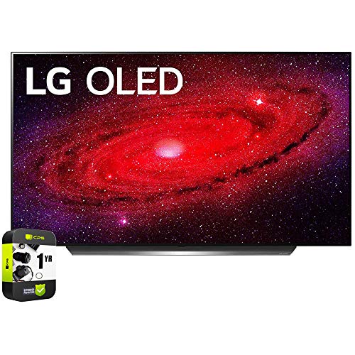 LG OLED77CXPUA 77 inch CX 4K Smart OLED TV with AI ThinQ 2020 Bundle