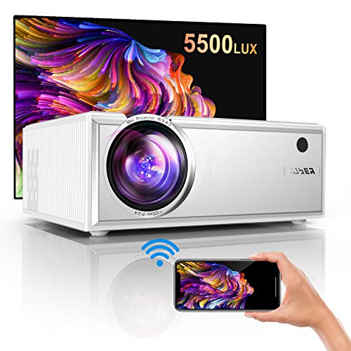 Projector, YABER Y61 WiFi Mini Projector 5500 Lux Full HD 1080P and 200