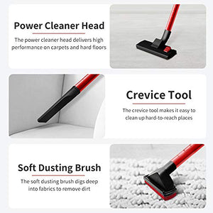 VacLife Stick Vacuum Cleaner - Corded 2 in 1, 4 Stages Filtration Powerful Vacuum Cleaner for Pet Hair with Washable HEPA Filter, Lightweight Vacuum with 3 Practical Tools for Hard Floor