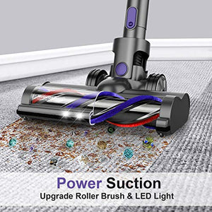 ONSON Cordless Vacuum, 4 in 1 Lightweight Handheld Vacuum Cleaner for Home Hardwood Floor Carpet Pet Hair