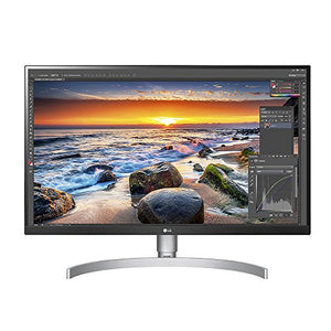 LG 27UK850-W 27" 4K UHD IPS Monitor with HDR10 with USB Type-C Connectivity and FreeSync, white